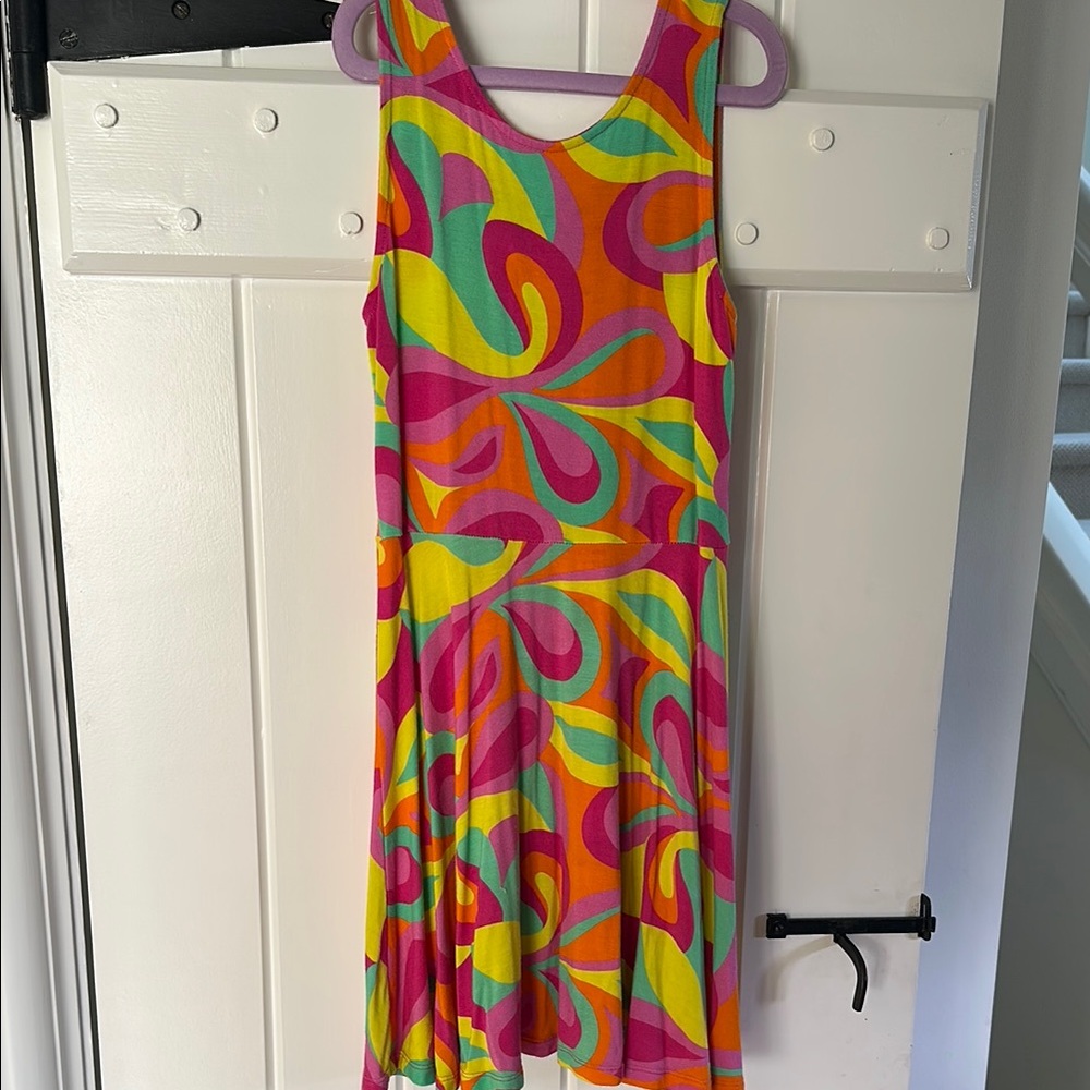 Colorful Swirl Pattern Dress